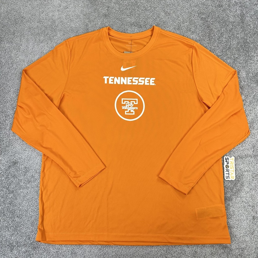Tennessee Lady Volunteers Shirt Mens 2XL Orange Nike Dri Fit PE Team Issue Vols